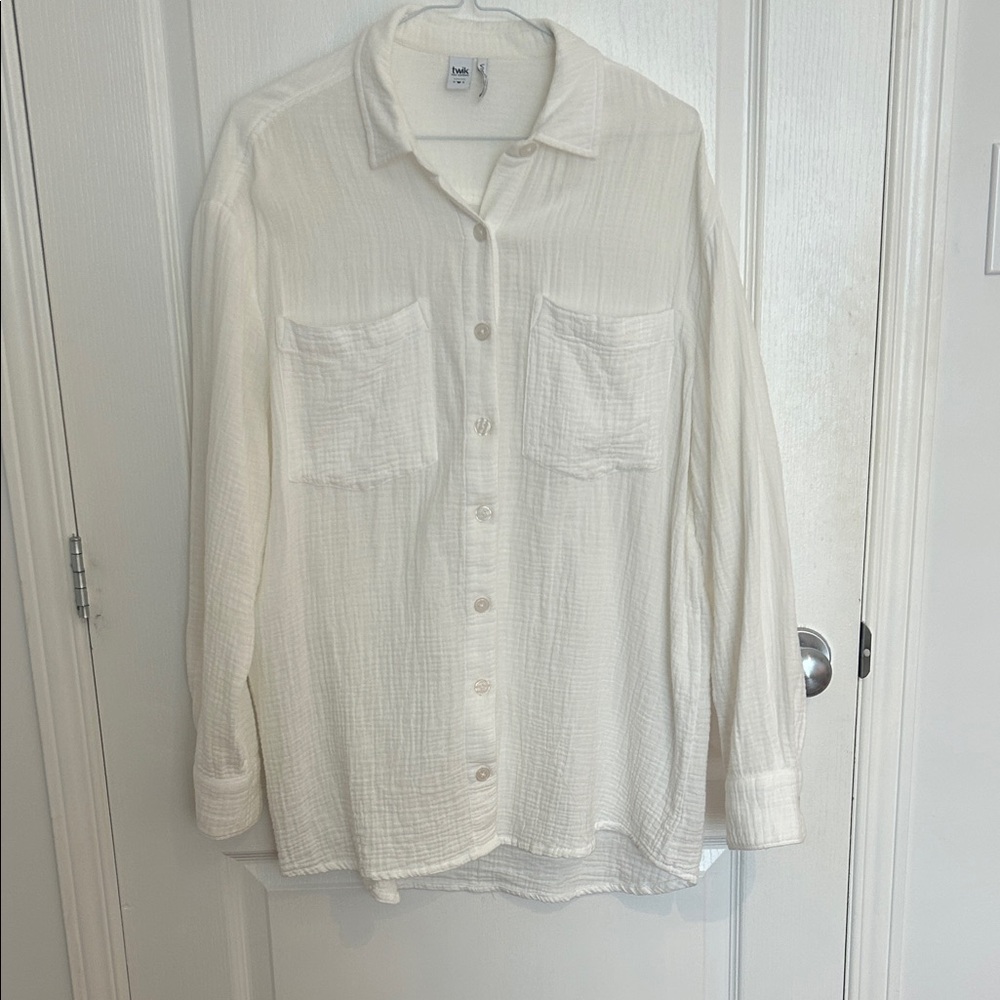 White Button-Up Shirt